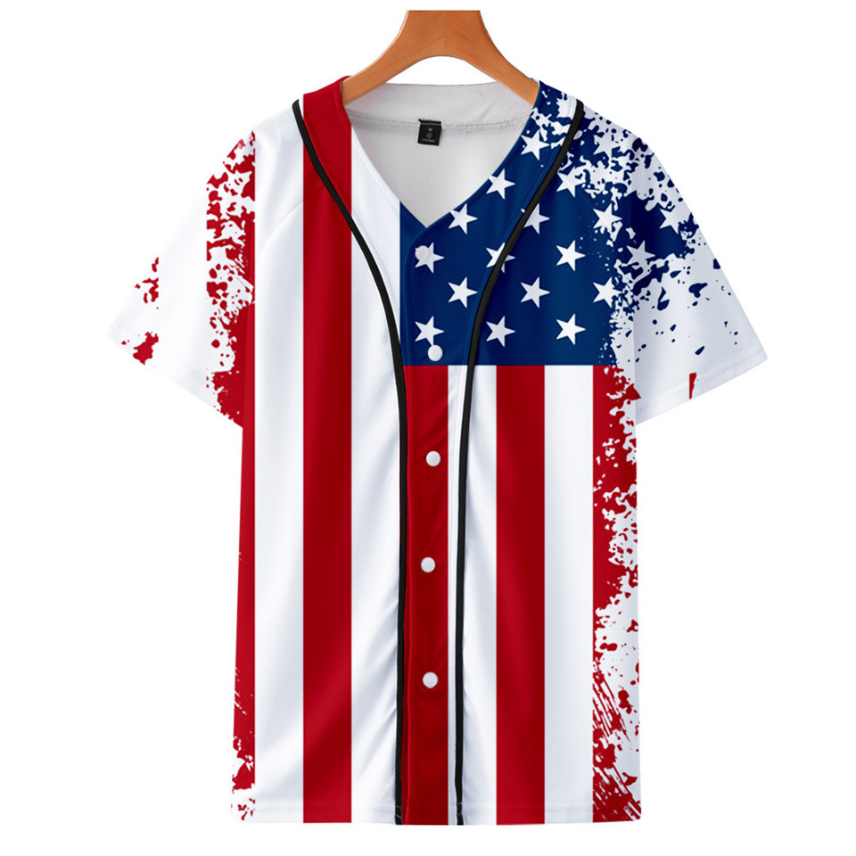 Streetwear Brand In Usa - ABD Ulusal Bayrağı Kafatası Kartalı Beyzbol
