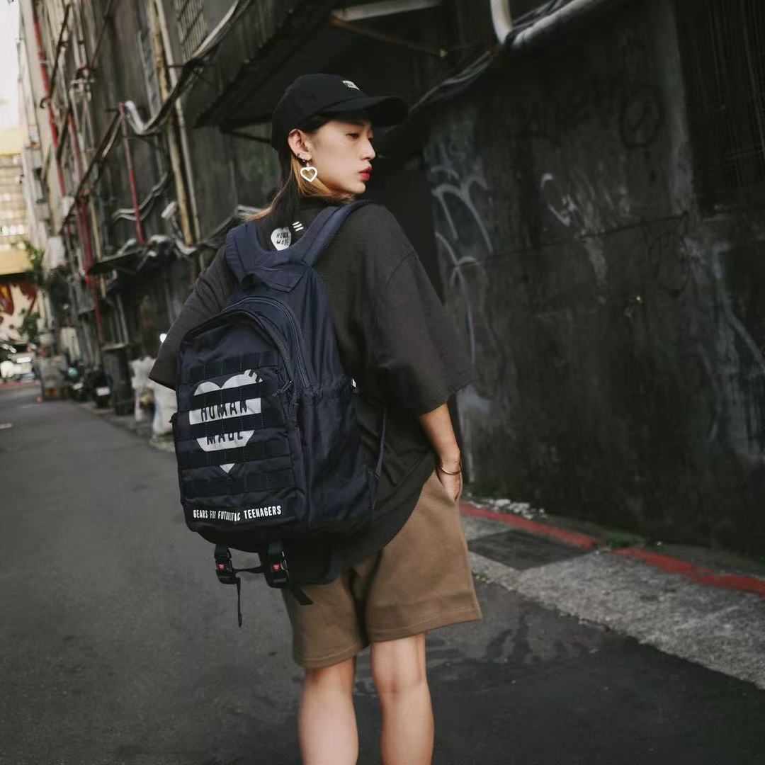 Streetwear Brand Backpack - İNSAN YAPIMI Askeri Sırt Çantası Trendy