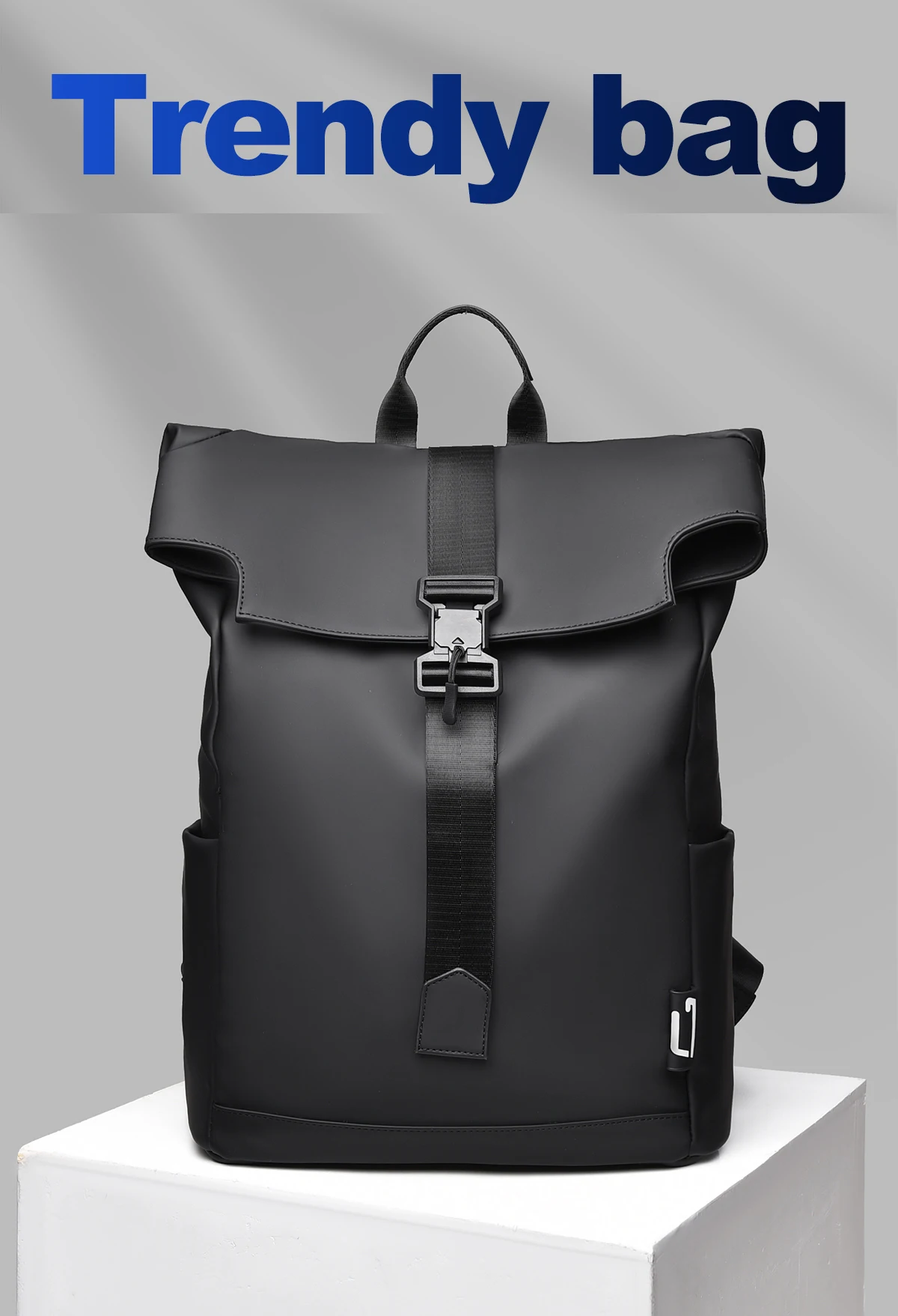 Streetwear Brand Backpack - Erkekler için İngiliz Tarzı Sırt Çantası