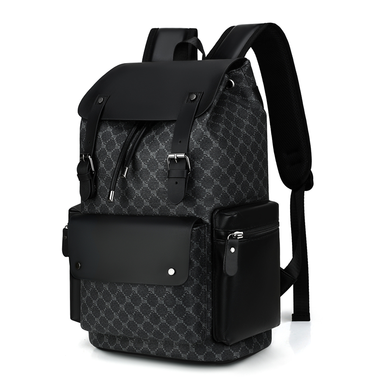 Streetwear Brand Backpack - Çiçek Baskı Sırt Çantası Erkekler Lüks