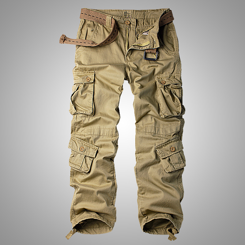 Corteiz Cargo Pant - 8 Cepler Kırmızı Siyah Kargo Pantolon