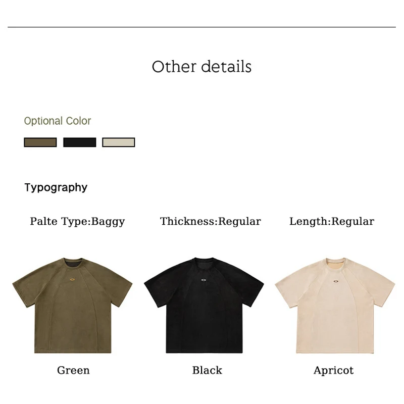 TFETTERS Marka Süet Düz Renk T - Streetwear Brand Korea incelemesi ve fiyatı