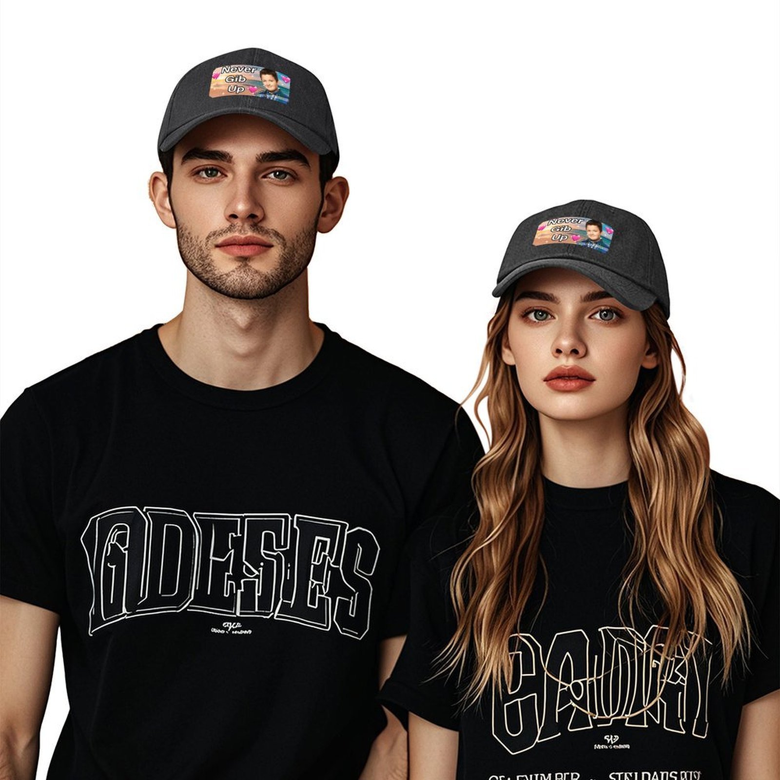 Never gib up tampon çıkartması - Streetwear Brand Hats incelemesi ve fiyatı