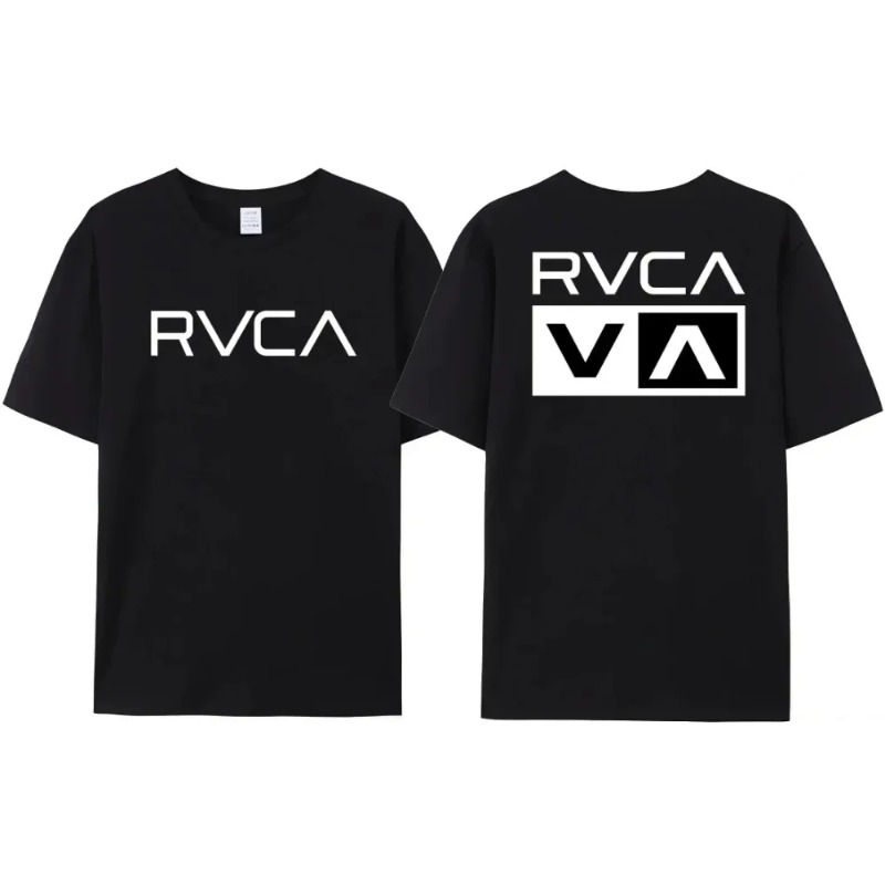 RVCA T Shirt Erkek Kadın Siyah - Streetwear Brand Designs incelemesi ve fiyatı