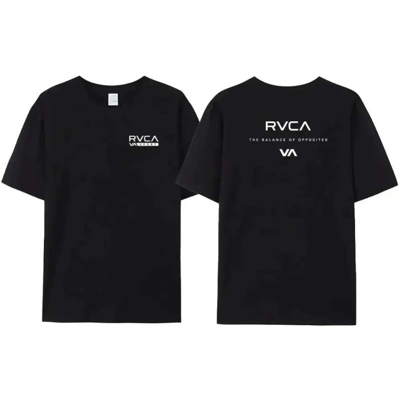 RVCA T Shirt Erkek Kadın Siyah - Streetwear Brand Designs incelemesi ve fiyatı