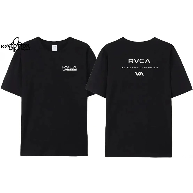 RVCA T Shirt Erkek Kadın Siyah - Streetwear Brand Designs incelemesi ve fiyatı