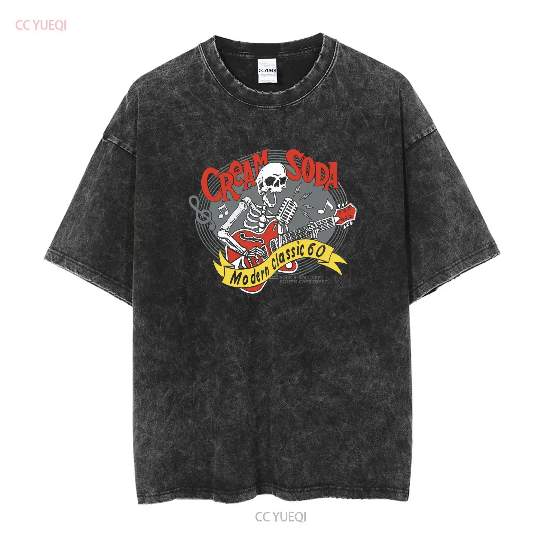 Kremalı Soda Rock Roll Tişörtü - Streetwear Brand Top incelemesi ve fiyatı