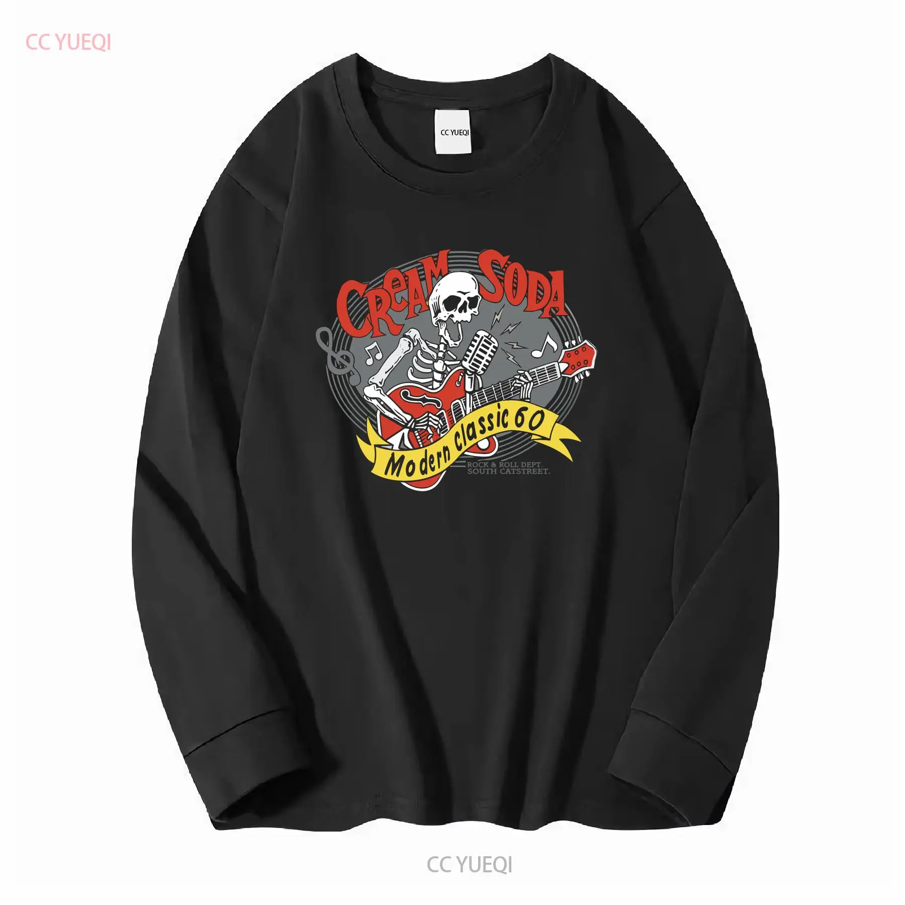 Kremalı Soda Rock Roll Tişörtü - Streetwear Brand Top incelemesi ve fiyatı